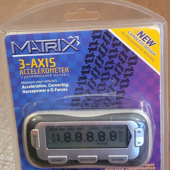 K.A.T. Matrix 3-Axis Car Performance Accelerometer Acceleration Cornering HP - Picture 6 of 8